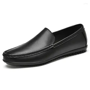 Sıradan Ayakkabılar Erkekler Loafers Gommino Sürüş Penny Loafer Flats Deri Düşük Top Kayma Erkek Boş Boş Boş Boşluklu Bahar Özeti