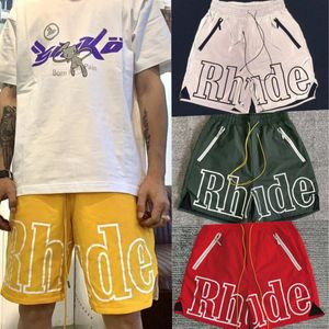 Novo 2024 designer masculino camisetas rhude shorts tee basketball calça curta camise