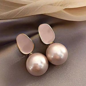 Stud Earrings Luxury Pearl Earring Korean Fashion Elegant Dangle Ear Jewelry For Women Girls Sweet Water Drop Party Gifts