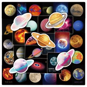 50 pcs Space estetico Galaxy Planet Universe Earth Adesivi per il diario per scrapbook per il laptop Resto di scrapbooking Forniture per moto per auto vintage decalcomanie