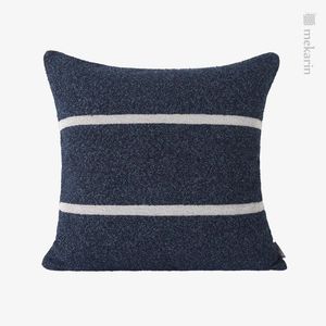 Pillow Light Luxury Model Room Bedside Pillows Are Nordic Simple Gray And Blue Stitching El Living Sofa S