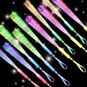 Armband LED Light Up Fiber Optic Wands Flashing Armband Glow Fiber Stick Luminous Toys Concerts Party Födelsedag gynnar Goodie Fillers