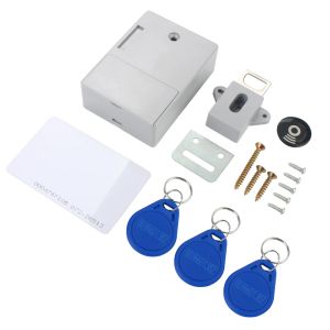 Steuerung Emid Card Smart Sensor Electronic Lock versteckte Schublade Schloss Schränke Tür Schloss RFID Möbel Schloss AA -Batterie betrieben