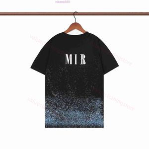 Designer mass camisetas impressas de moda de moda de algodão camisetas casuais de algodão de manga curta Hip Hop