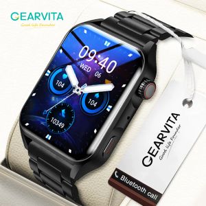 Orologi Smart orologio AMOLEd Ultra HD Alwayson display 1.78 pollici NFC Bluetooth Call Waterproof Men Women per Xiaomi Huawei Smartwatch