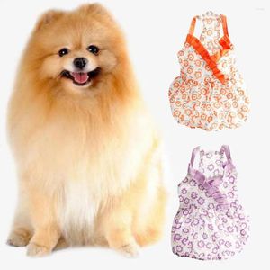 Abito per cani Abbigliamento Floral Stampato Stema morbida Cotton Pet Cat Gonna Chihuahua per Pogramma