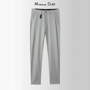 Men's Pants Mrxmus Dutit 2024 Summer Thin Bamboo Fiber Cool And Breathable High-End Slim Fit Suit Business Casual