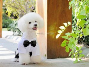 Dog Apparel England Gentleman Style Pet Dogs Shirt Coat Free Shiping By CPAM Clothing