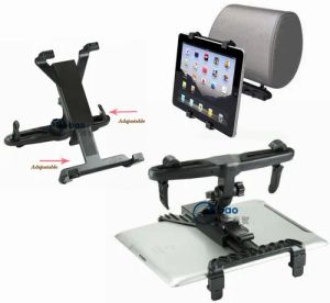 Supporto per il supporto per auto a riposo posteriore regolabile per 8 14 pollici per iPad 5 4 3 Air e per Samsung Tablet PC GPS