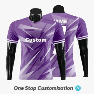 Sublimation Printed Football Shirt Custom men soccer wear est jersey for team football uniform set WOX854 240416