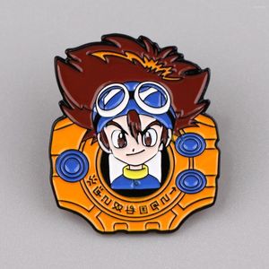 Brooches Japanese Anime Cool Boy Enamel Pin Brooch For Women Lapel Pins Badges On Backpack Clothing Accessories Gift Fashion Jewelry