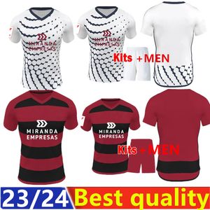 23 24 Mirandes Soccer Jerseys Martinez Alvaro Sanz Alberto 2023 2024 Los Rojillos Reina Diego Moreno Sergio Barcia The Reds David Men Kits 1501