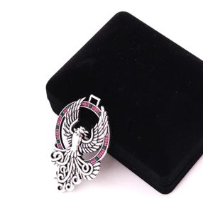 Phoenix Rising Charm Pendant Anquite Silver Majestic Solar Fire 부적 보석 Drop 38681106055462