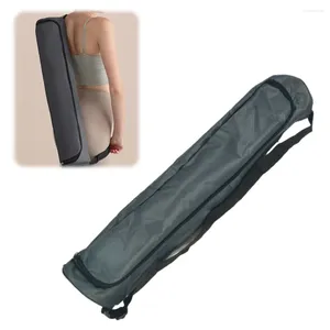 Outdoor Bags Yoga Mat Storage Bag Thickened Canvas With Adjustable Strap Unisex Full-Zip Cargo Pocket Lightweight Backpack