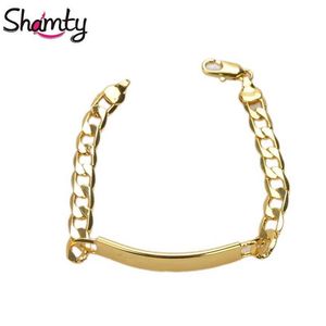 Catena shamty puro gild color gioielli bracciale regalo in metallo alla moda S30001 Y240420