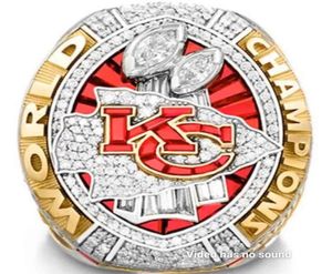 2020 2019 Chief American Football Team Champions Champions Championship Ring Souvenir Men Gift Fan Gioielle