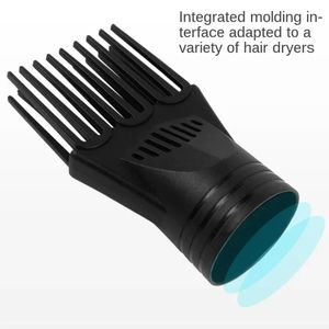 2024 Hair Salon Home Salon Styling Wind Cover and Air Mouth Salon Hair Straight Comb Dryer Nozzle Blow Collecting Wind Comb DiffuserHair Styling Comb Nozzle