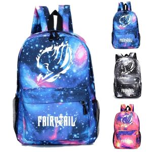 Backpacks Hot Sale Fairy Tail Logo Backpack Men Women Boys Girls Teens Rucksack New Pattern Students School Knapsack Fashion Men Women Bag