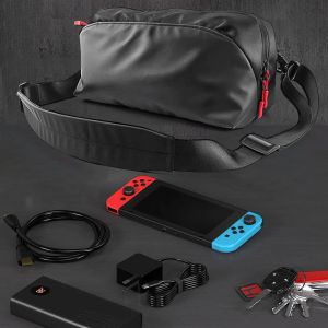 Fall 900D Oxford Travel Carry Bags Waterproof Game Console Pouch Case stor kapacitet Justerbar axelrem för Asus Rog Ally