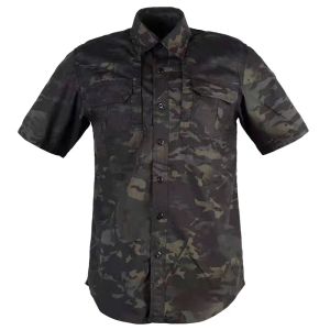 Calçados calçados camiseta tática Man 511 camisa de combate Treinamento ao ar livre caça a camuflagem camiseta de manga curta para homens terno para pescar marido