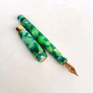Pens New Jinhao 100 Centennial Resin Fountain Pen Nib Fine EF M 18KGP Golden Clip Business Office Gift Pen For Graduate