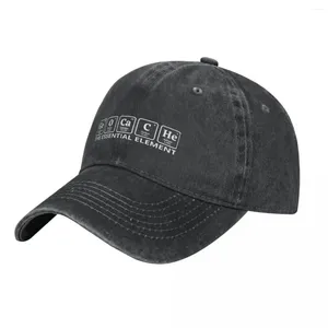 Boll Caps Geocaching Periodic Table Science Elements Cowboy Hat Beach Hip Hop Boy Women's