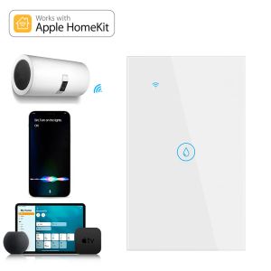 Kontrollera oss/au standard 20A HomeKit WiFi pannomkopplare smarta hem automatisering vattenvärmare röststyrning av Alexa Google Home Apple Siri