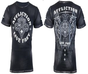 Męska koszulka THIRTICTICTICTICTICTICTS TSHIRT Royale Eagle Wings Black Tattoo Biker MMA Tops S3XL3873950