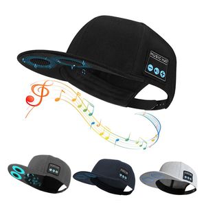 Ny Bluetooth 5.4 Headset Hat Funny Outdoor kan lyssna på Music Baseball Hat Binaural Stereo Extern laddning Stereo Hats DHL
