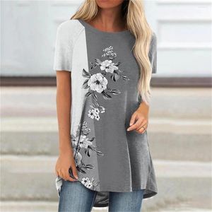 Kadın Tişörtleri Yaz Çiçek Tişörtleri Dragonfly 3D Baskılı Moda Sokak Giyim Çiçek Büyük boy Gömlek Kadın Bayanlar Tees Üstleri Giyim