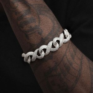 Personalizzazione personalizzata Braccialetti hip hop Prezzo di fabbrica Fine Bracciale per gioielli cubani Bracciale a diamante eccezionale