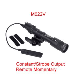 Scopes Tactical Sf M622v Scout Light Hunting Qd Mount Strobe Flashlight M4a1 Carbine Weapons Light Rifle