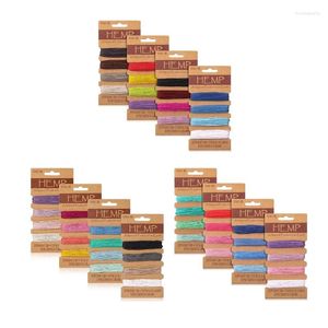 Braccialetti di collegamento 16 colori corda colorata da 1mm bracciale intrecciata fai -da -te cerata