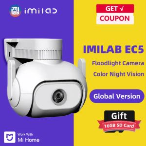 Kontroll Global version IMILAB EC5 LOWLDLIGHT CAMERA FÄRG NATTVISION 360 ° PANORAMA 2K WIFI IP SMART HOME UTOMOURSVÄGNING KAMPERAS