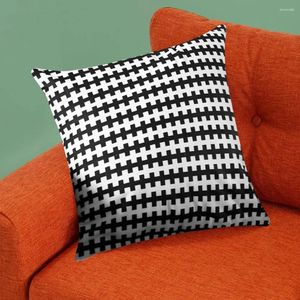 Pillow Case Fade oporne na geometryczne nadruk Pillowcase Miękka wytrzymała pokrywa z ukrytym zamkiem błyskawicznym do stylowej dekoracji