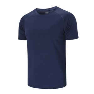 Herren Hemds Training Tops Männer Sport Fitness Gym Crew Hals atmungsaktives T -Shirt 240416