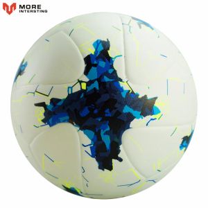 Bollar Ny fotboll till salu League Officiell storlek 5 Futsal Ball Pu Leather Ball Mål för tonåring och vuxna Matcha träning fotbollsboll