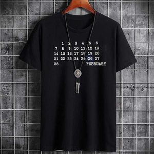 Herren-T-Shirts 200G Baumwolldruck T-Shirt-T-Shirts für Männer Sommer Herren Kleidung übergroß