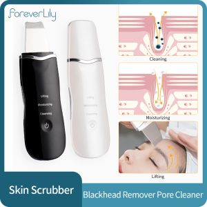 Cleaners Ultrasonic Skin Scrubber Peeling Pore Cleaner Facial Deep Cleansing Exfoliation Spatula Blackhead Remover Dead Skin Removal