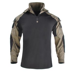Skodonan Han Wild Tactical Shirt Hunting Cloths Combat Uniform Camouflage Outdoor Tshirt Army Airsoft Equipment Men Clothing