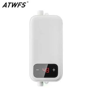 Värmare ATWFS Tankless Instant Water Heater 220V Electric Heaters for Home Kitchen for Bathrow Shower Hot Heater