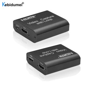 Линза 4K Видео видео HDMIC -совместимая карта захвата USB 2.0 60FPS для переключения камеры