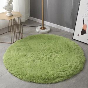 Carpets Minimalist Cream Style Carpet Living Sofa Coffee Table Mat Bedroom Maid Room Round Bedside Blanket Gray22