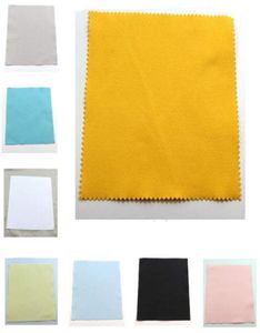 DHL ship Microfiber polish piano polishing silver jewelry cleaning cloth glasses cloth 15x15cm beauty plated crystal cloths DFMCJB2838765