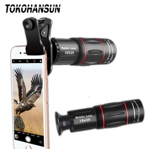 Telescopes 18x25 Telephoto phone lens mobile phone telescope HD camera lens External zoom special effects lens