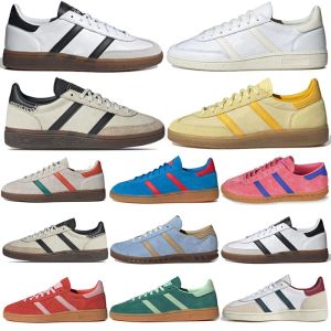 2024 New Handball Spezial Almost Yellow Scarlet Navy Gum Aluminum Arctic Night Shadow Brown Collegiate Green White Grey Casual Shoe Sneakers Gym Shoes 87