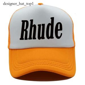 Rhude Hat Designer Baseball Cap Caps Caps for Men Womens Caps Casquette Ball Fashion Capsuxury Trucker Hat Rhude Hat Hat Alphabet Summer Shade Sun Hat 3650