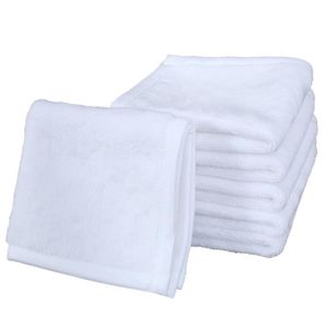 Blank Sublimation Towel Polyester Cotton 3030cm Towel Blank White Square Towel DIY Printing Home el Towels Soft Hand Towels3686993