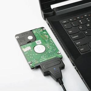 2024 USB 2.0からSATAモバイルハードドライブイージードライブライン2.5/3.5インチシリアル光駆動変換ディスクラインを読むディスクライン25cm