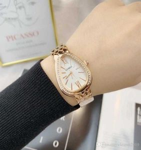 2020 Fashion Casual Analog Quartz Titta på kvinnor Leisure Brand Luxury Wristwatch Stainles Steel Lady Dress Party Clock Oringinal Mode6394226